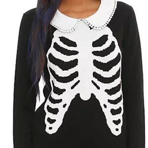 Pre-loved Iorn Fist Rib Cage Collar Sweater XXL